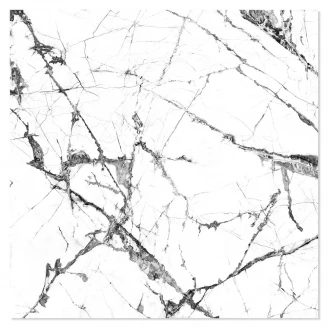 Marmor Klinker Shirokuma Vit Polerad 120x120 cm